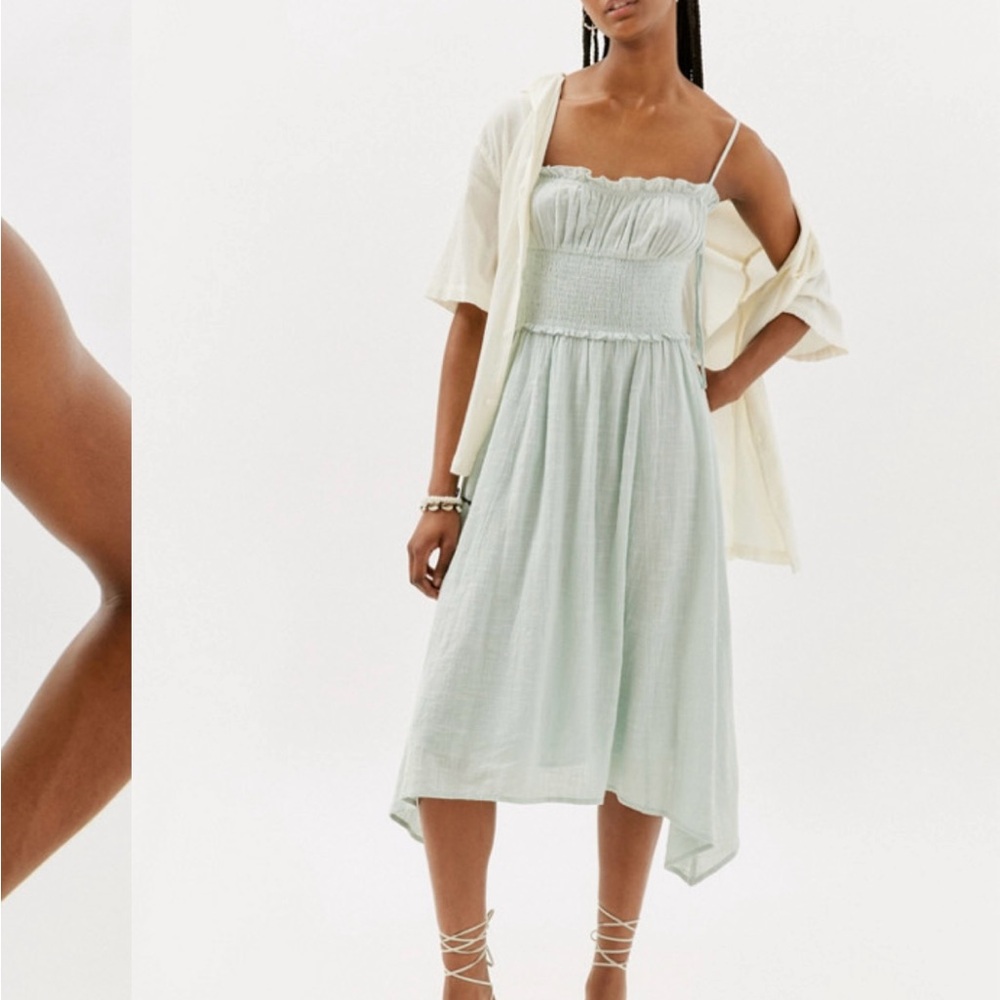Douro Gauzey Midi Dress - Elegant Women's Midi Dress